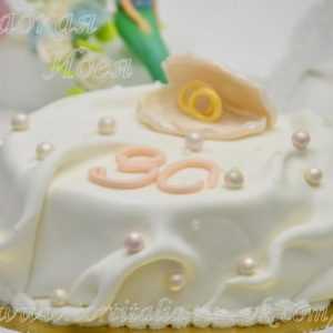Торт на юбилей свадьбы 004119