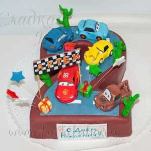 Торт детский Машинки