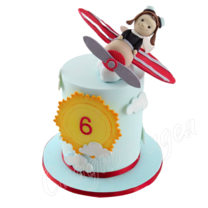 Детский торт Самолетик