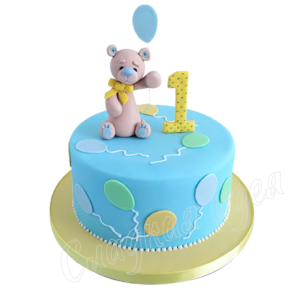 Детский торт Мишка с шариком